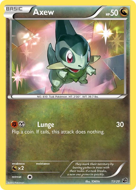 Axew 13/20 - Dragon Vault