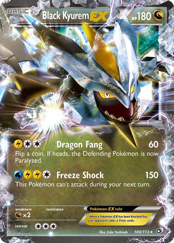 Black Kyurem-EX 100/113 - Legendary Treasures