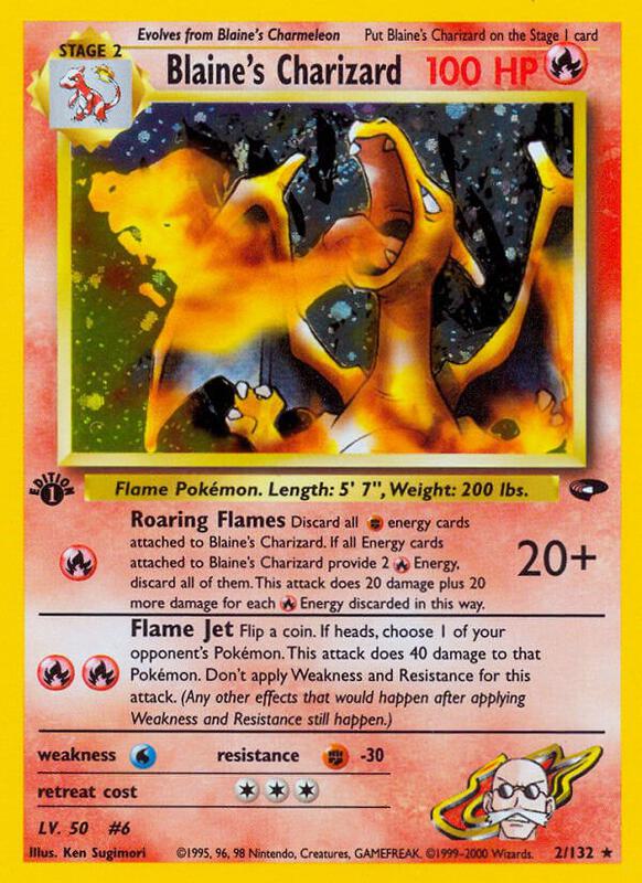 Blaine's Charizard 002/132 - Gym Challenge