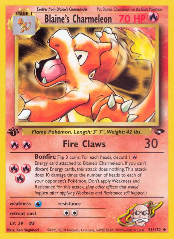 Blaine's Charmeleon 031/132 - Gym Challenge