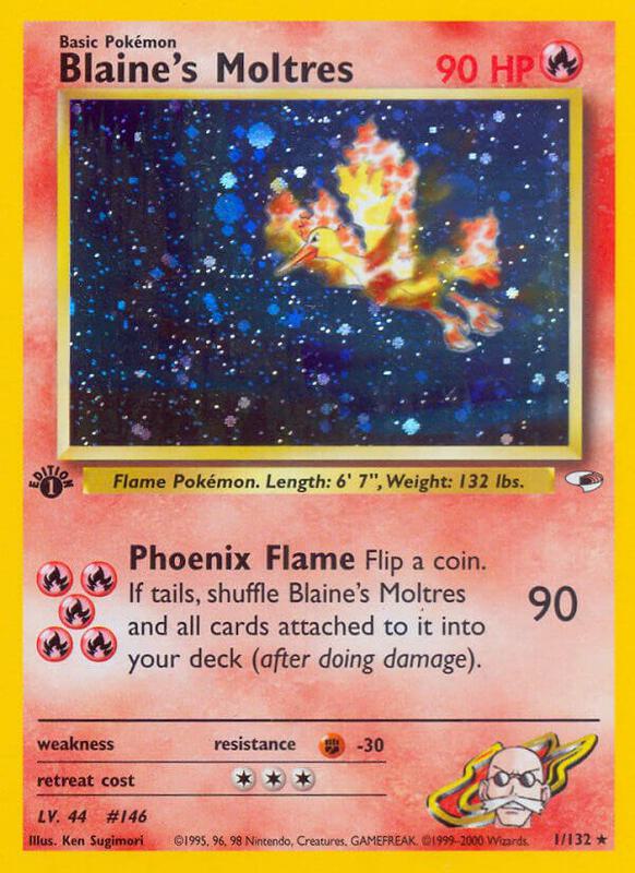 Blaine's Moltres 001/132 - Gym Heroes
