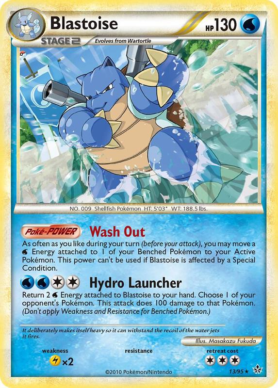 Blastoise 13/95 - HS—Unleashed
