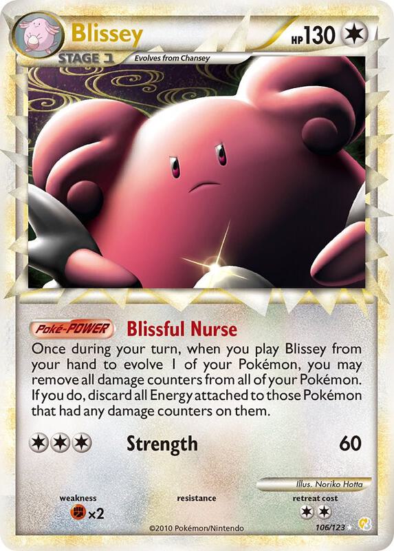 Blissey 106/123 - HeartGold & SoulSilver