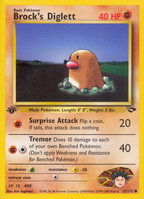 Brock's Diglett 067/132 - Gym Challenge