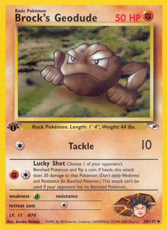 Brock's Geodude 038/132 - Gym Heroes