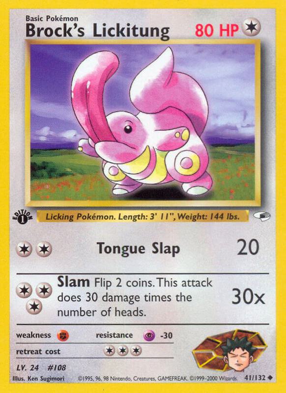 Brock's Lickitung 041/132 - Gym Heroes