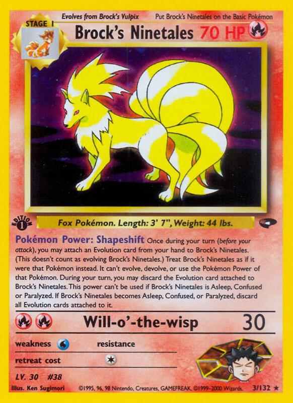Brock's Ninetales 003/132 - Gym Challenge