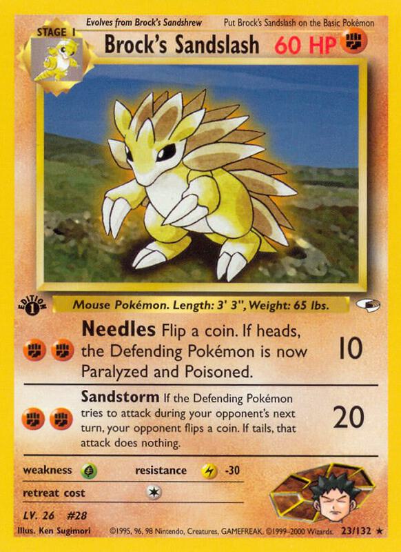 Brock's Sandslash 023/132 - Gym Heroes