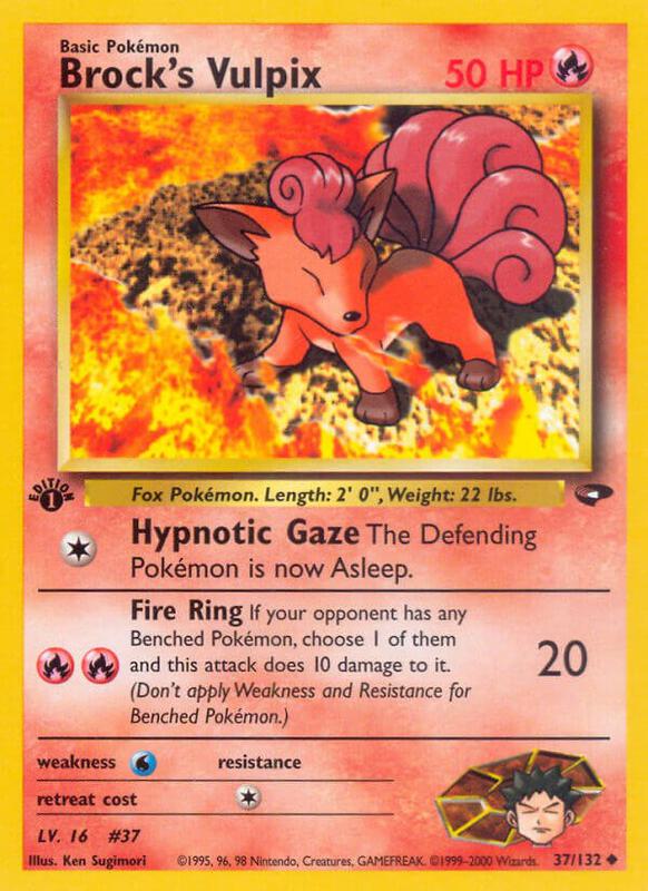 Brock's Vulpix 037/132 - Gym Challenge