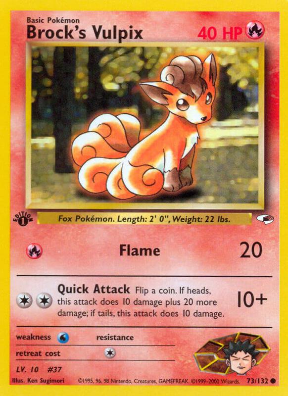 Brock's Vulpix 073/132 - Gym Heroes