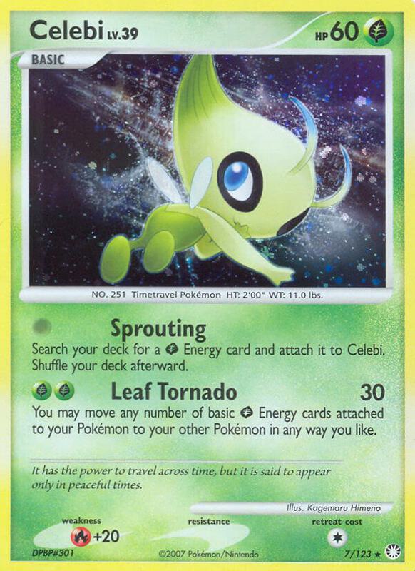 Celebi 7/123 - Mysterious Treasures