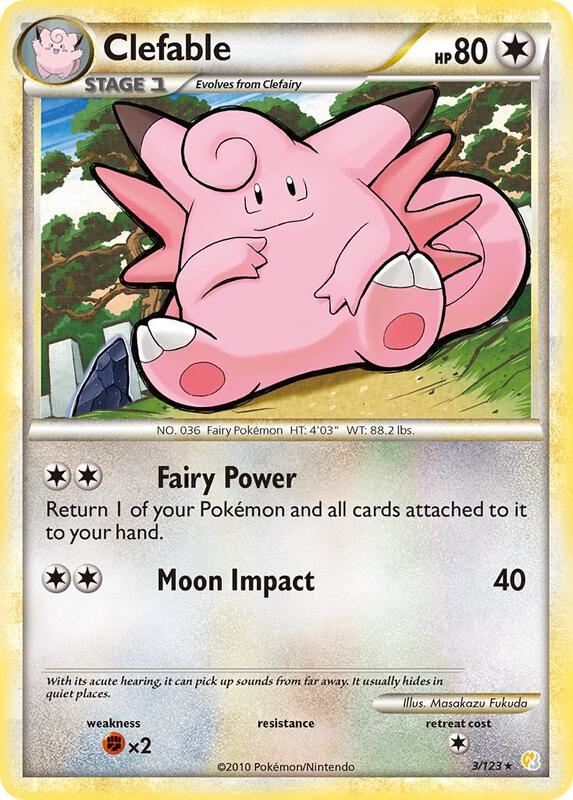 Clefable 3/123 - HeartGold & SoulSilver