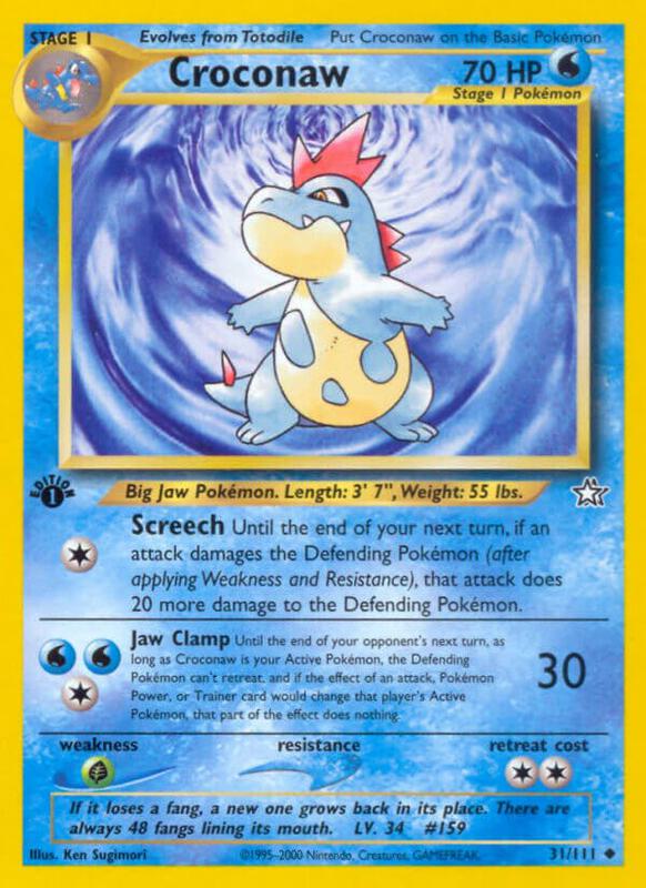 Croconaw 031/111 - Neo Genesis