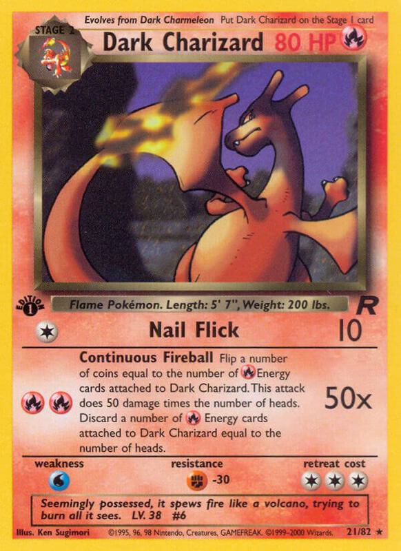 Dark Charizard 21/82 - Team Rocket