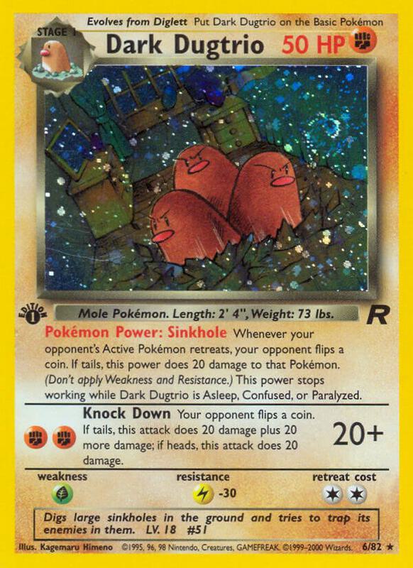 Dark Dugtrio 06/82 - Team Rocket