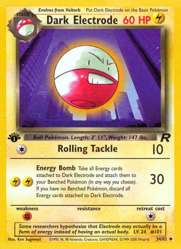 Dark Electrode 34/82 - Team Rocket