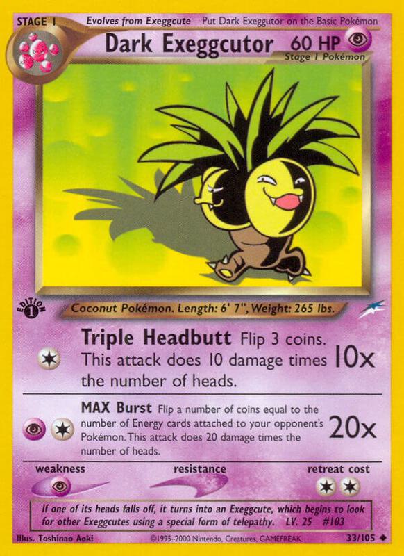 Dark Exeggutor 033/105 - Neo Destiny