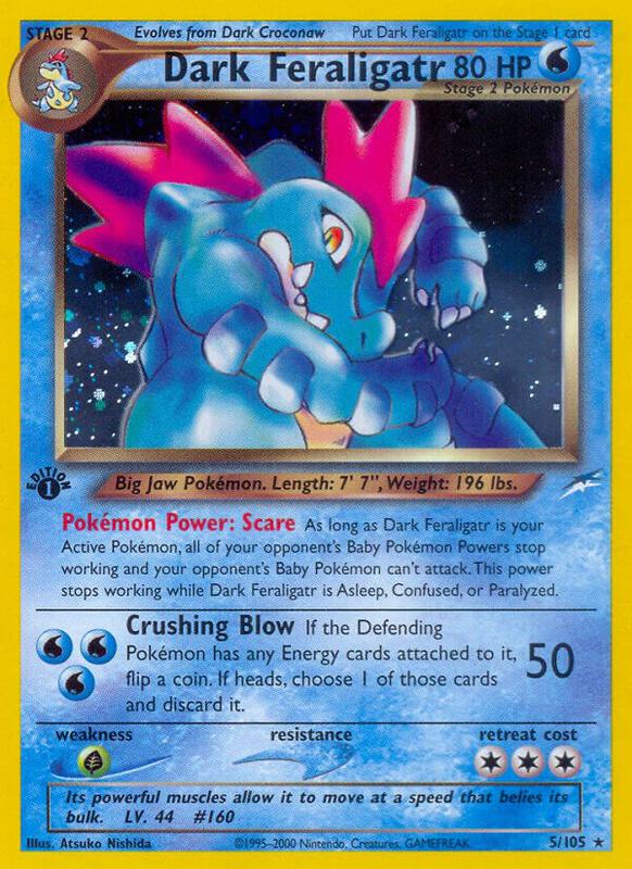 Dark Feraligatr 005/105 - Neo Destiny