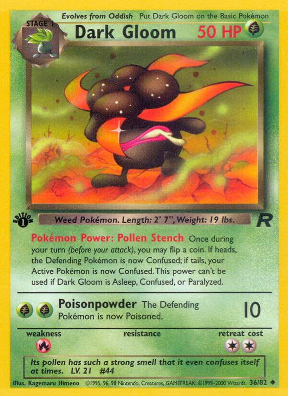 Dark Gloom 36/82 - Team Rocket