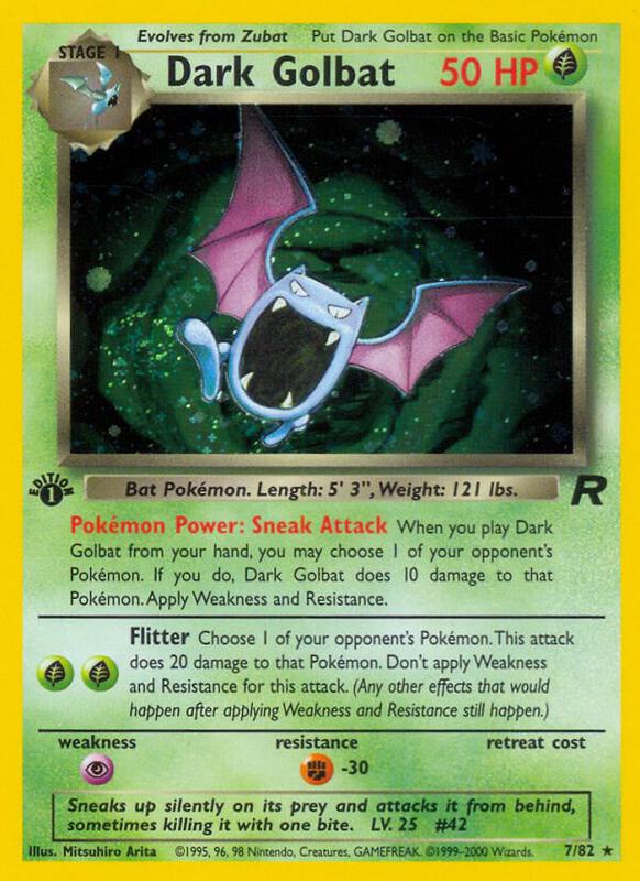 Dark Golbat 07/82 - Team Rocket