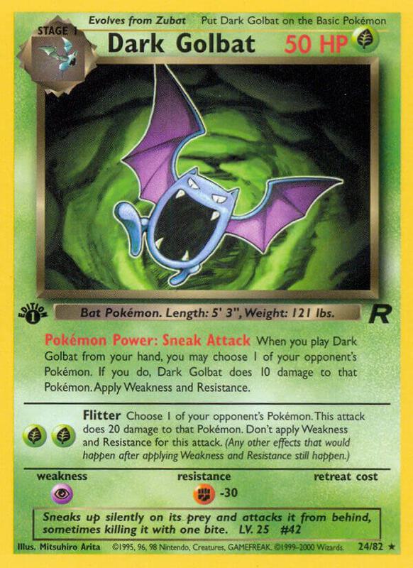 Dark Golbat 24/82 - Team Rocket