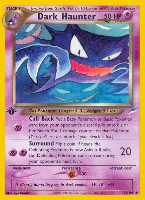 Dark Haunter 036/105 - Neo Destiny