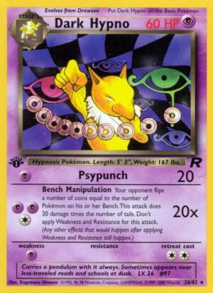 Dark Hypno 26/82 - Team Rocket