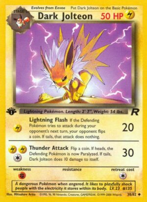 Dark Jolteon 38/82 - Team Rocket