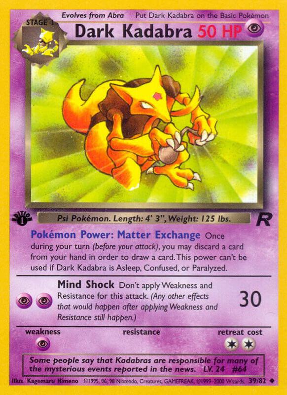 Dark Kadabra 39/82 - Team Rocket