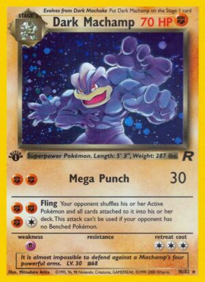 Dark Machamp 10/82 - Team Rocket
