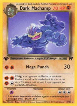 Dark Machamp 27/82 - Team Rocket