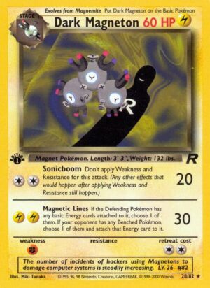 Dark Magneton 28/82 - Team Rocket