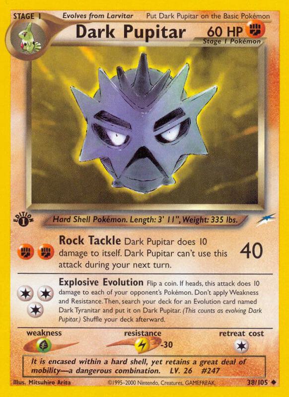 Dark Pupitar 038/105 - Neo Destiny
