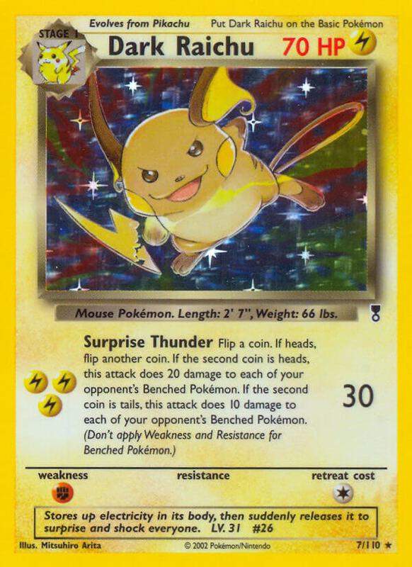Dark Raichu 007/110 - Legendary Collection