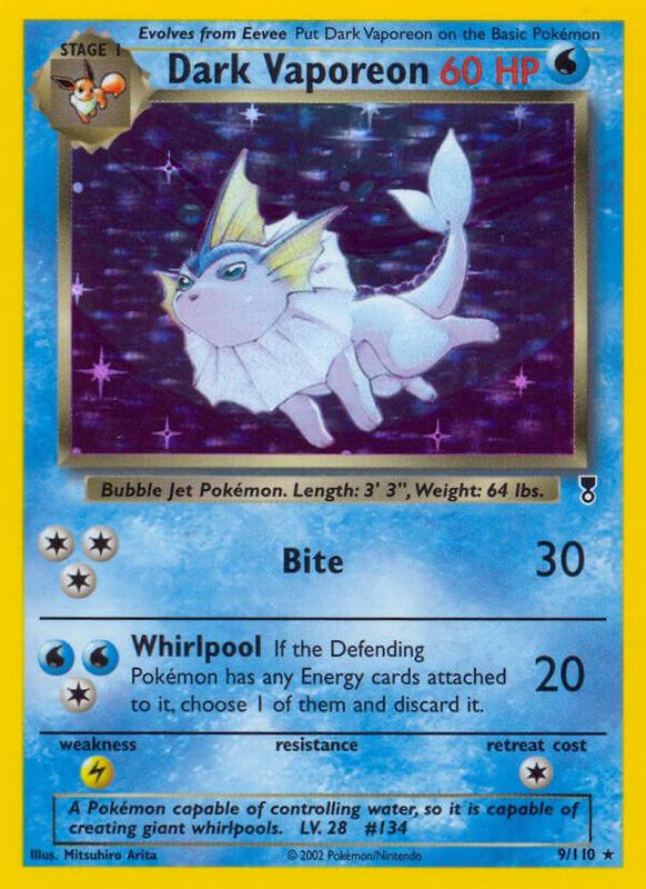Dark Vaporeon 009/110 - Legendary Collection
