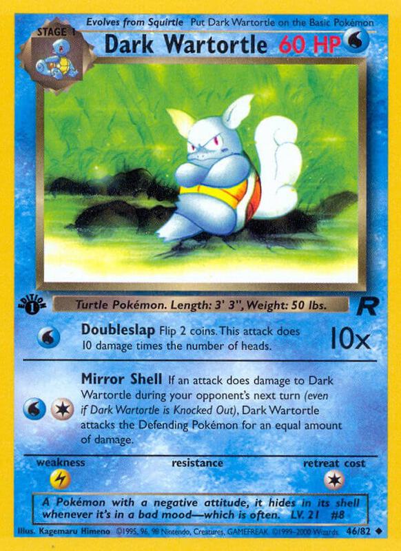 Dark Wartortle 46/82 - Team Rocket