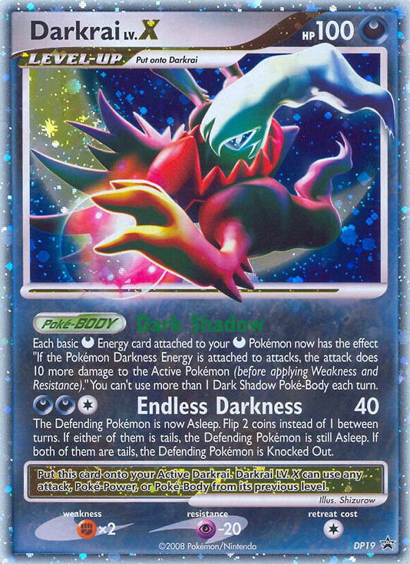 Karta Pokemon Darkrai LV.X - DP19 - Diamond and Pearl Promos DP19