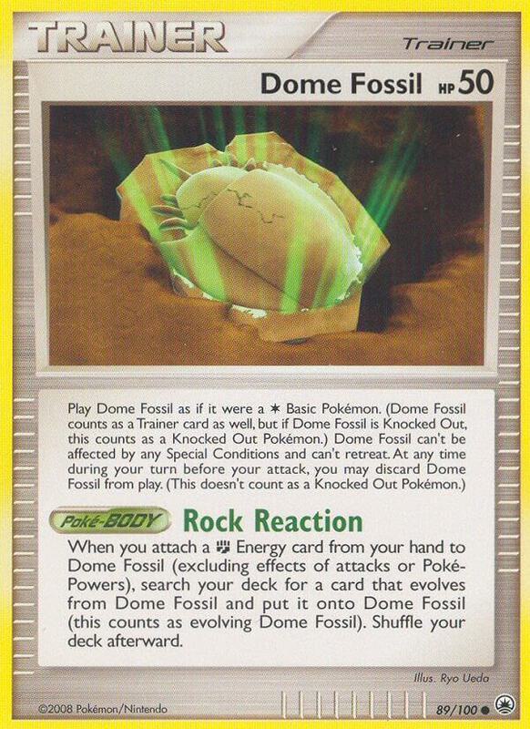 Dome Fossil 89/100 - Majestic Dawn