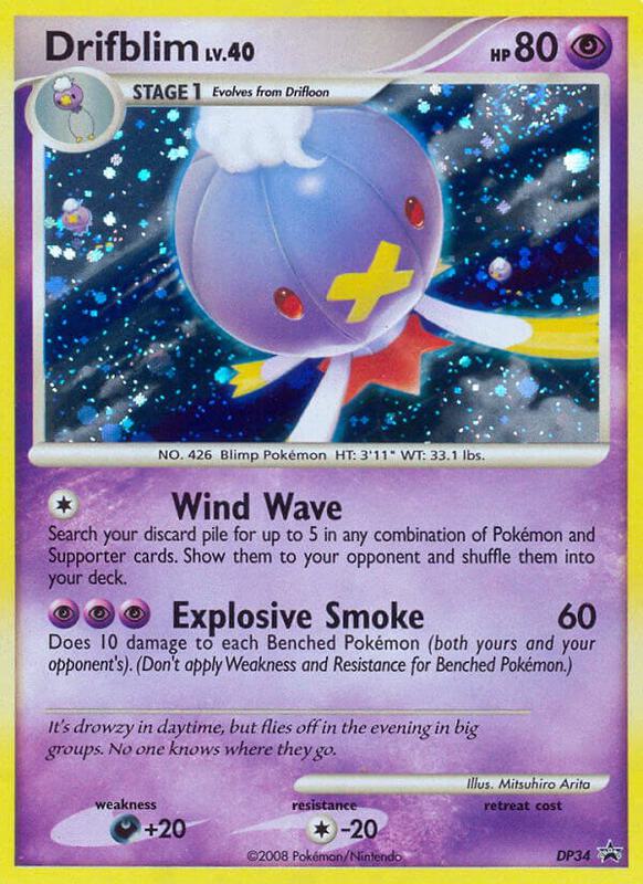 Karta Pokemon Drifblim - DP34 - Diamond and Pearl Promos DP34