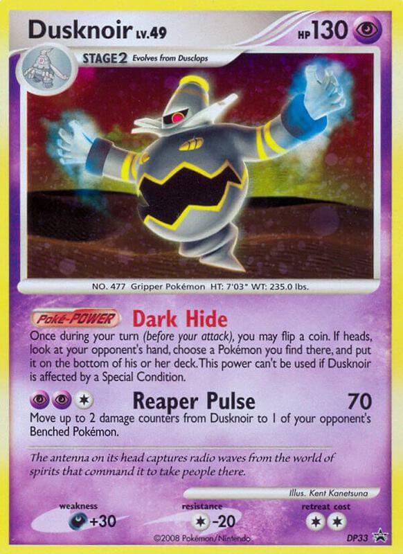 Karta Pokemon Dusknoir - DP33 - Diamond and Pearl Promos DP33