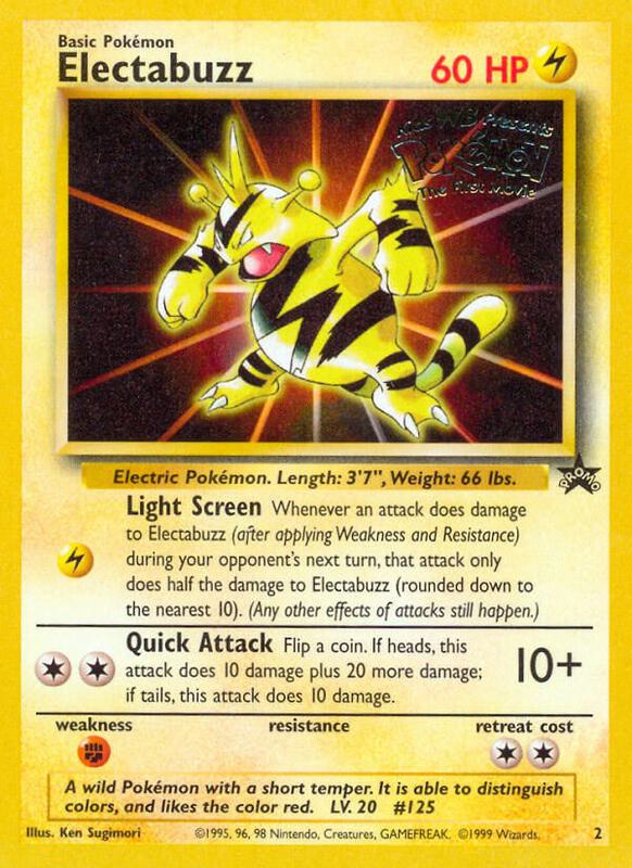 Karta Pokemon Electabuzz (Movie Promo) 2/53 - WoTC Promo