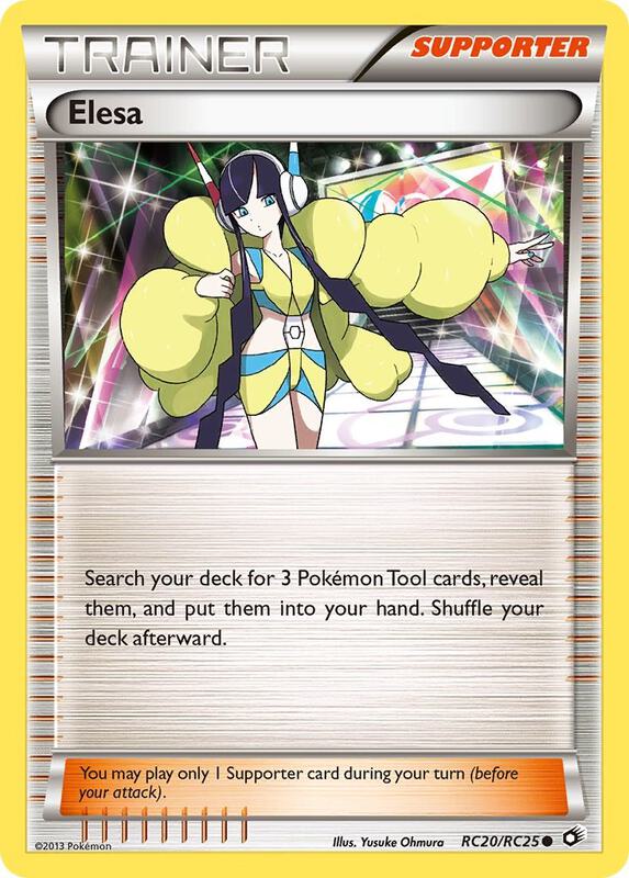 Karta Pokemon Elesa - Legendary Treasures: Radiant Collection RC20/RC25