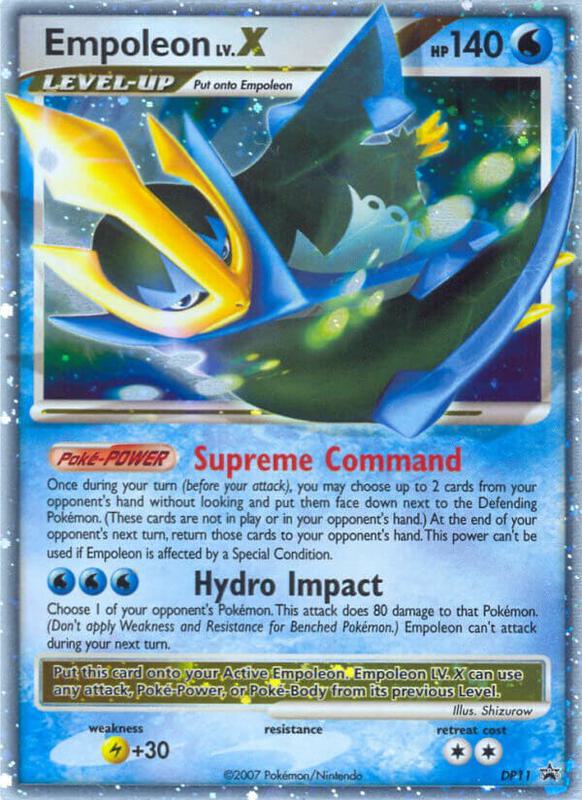 Karta Pokemon Empoleon LV.X - DP11 - Diamond and Pearl Promos DP11