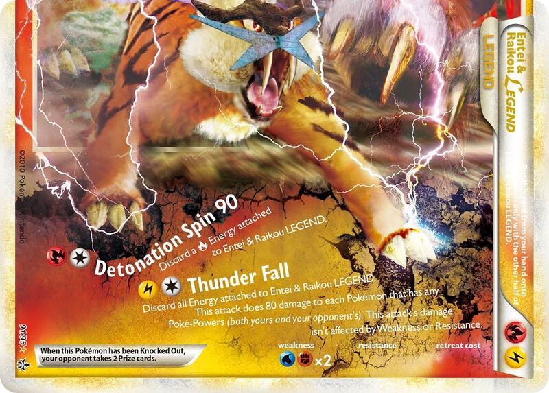 Entei & Raikou LEGEND 91/95 - HS—Unleashed