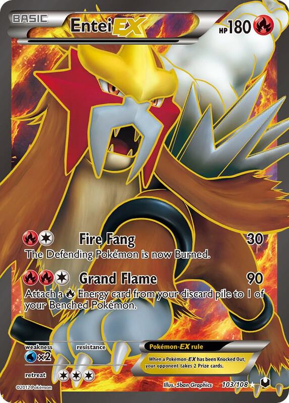 Entei-EX 103/108 - Dark Explorers