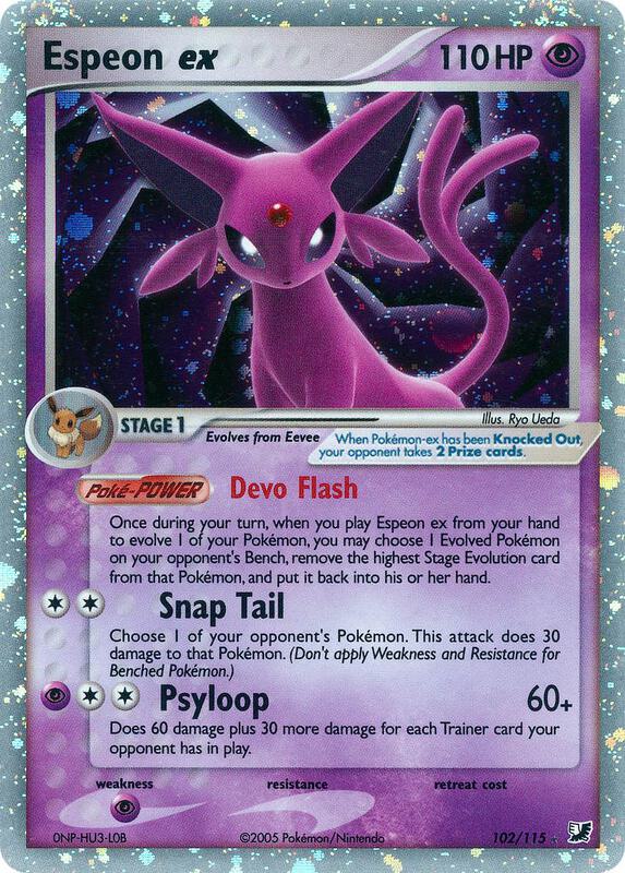 Espeon ex 102/115 - Unseen Forces