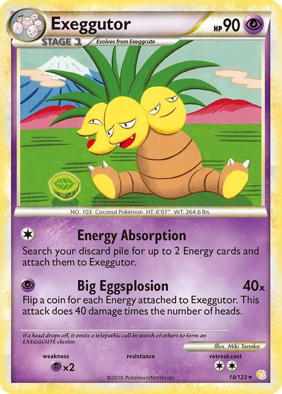 Exeggutor 18/123 - HeartGold & SoulSilver