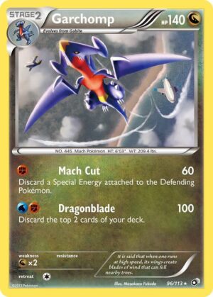 Garchomp 96/113 - Legendary Treasures