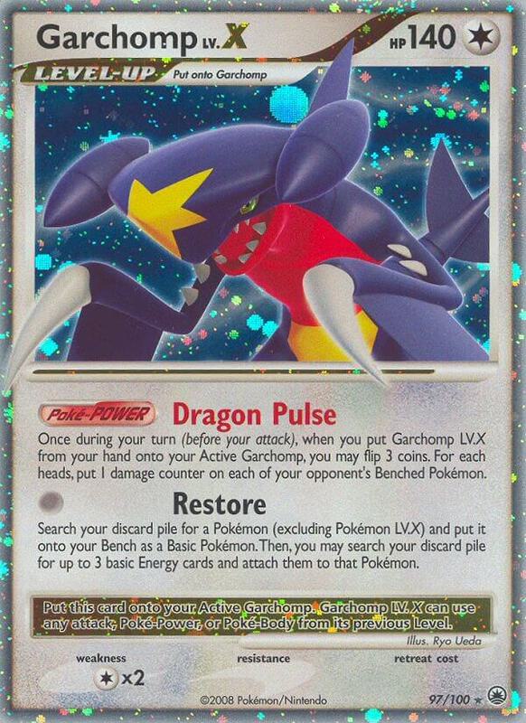 Garchomp LV.X 97/100 - Majestic Dawn