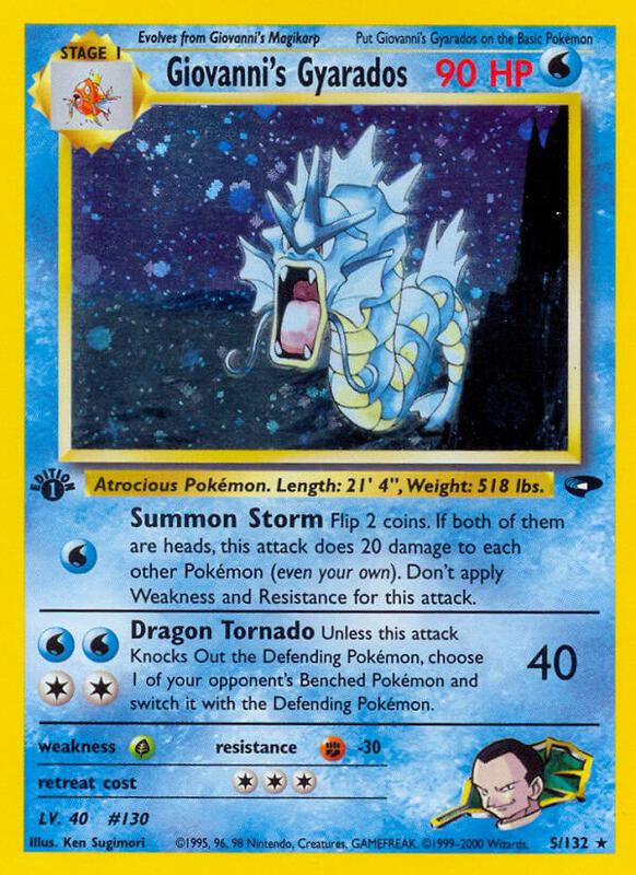 Giovanni's Gyarados 005/132 - Gym Challenge
